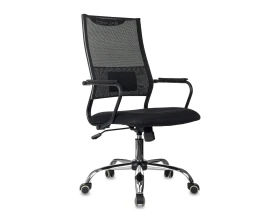 Кресло Бюрократ CH BALANCE SL Сетка/ Ткань, Черный images