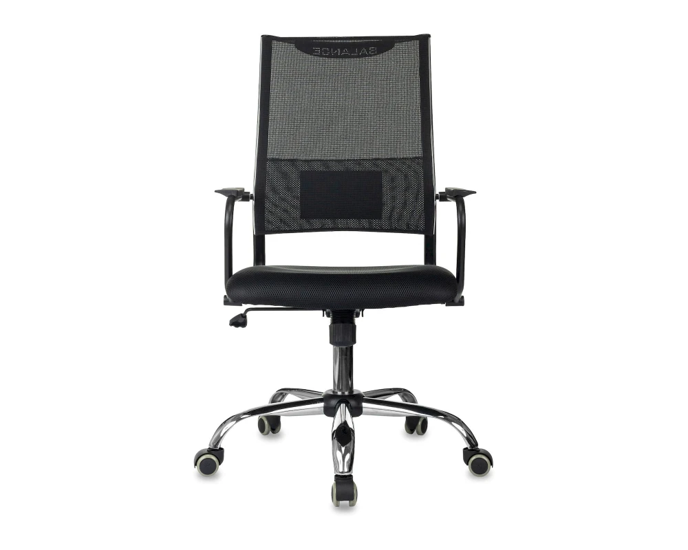 Кресло Бюрократ CH BALANCE SL Сетка/ Ткань, Черный