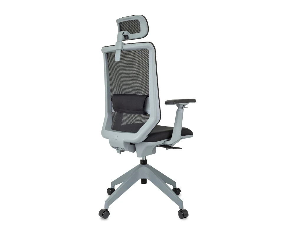 Кресло Бюрократ MC-G611NL-H Сетка/ Ткань, Черный