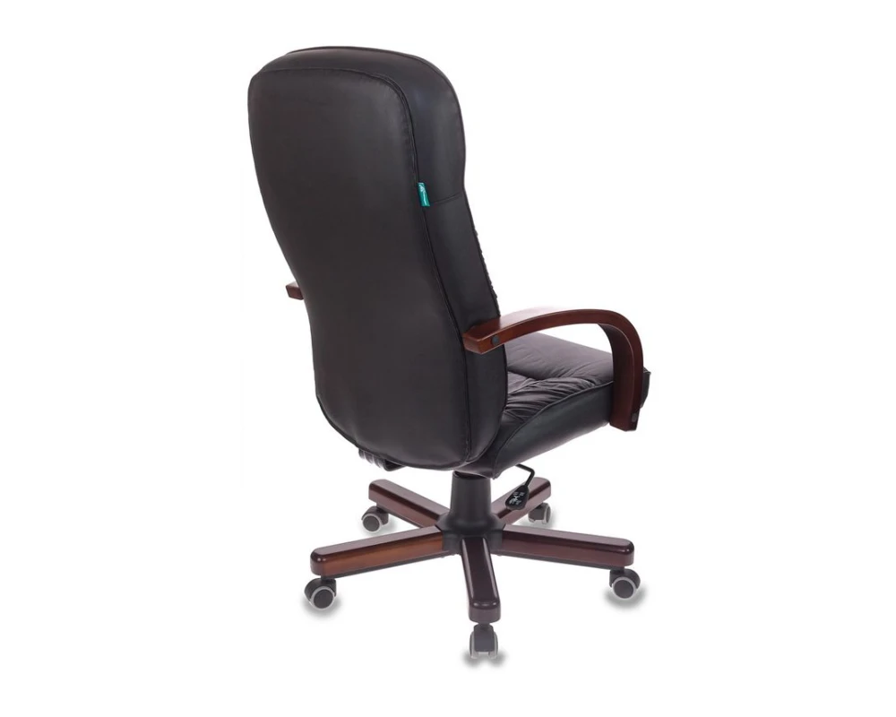 Кресло Бюрократ T-9908 Натуральная кожа, Черный