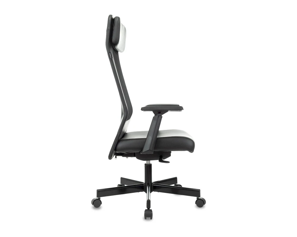 Кресло Бюрократ T-995/BLACK Сетка/Экокожа, Черный