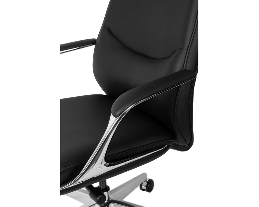 Кресло College CLG-627 LTU-A Экокожа, Черный