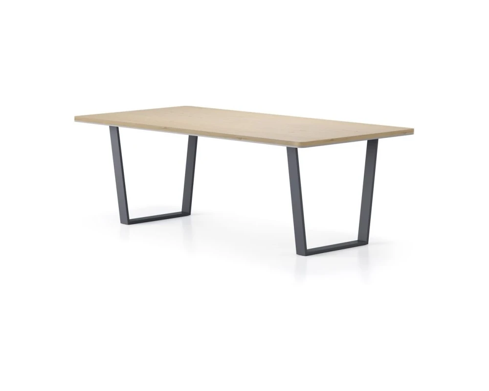 Конференц-стол, Тр-образные опоры 220х120х75 Activ Director Акация светлая/Антрацит