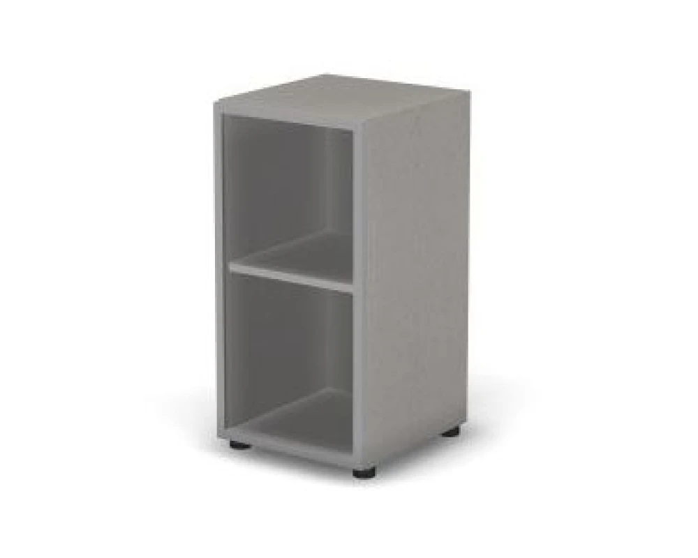 Шкаф 2 уровня задняя стенка ДВП левый (стекло в раме) 39,9х42,2х80 Activ