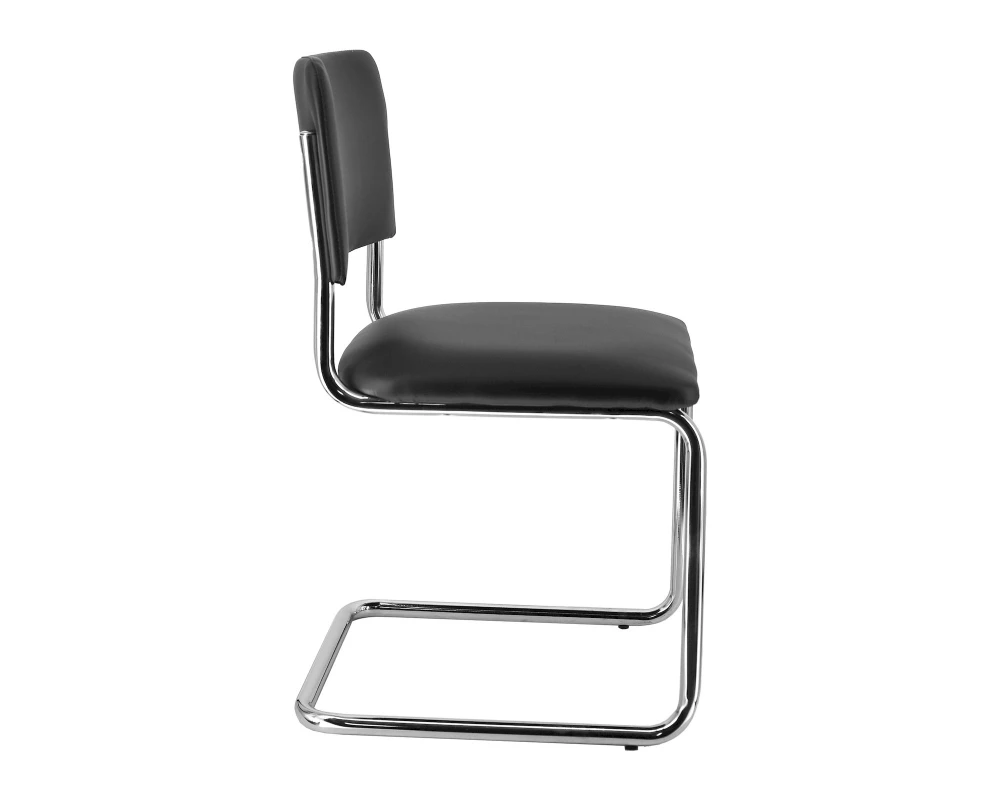 Кресло Everprof Silwia Экокожа, Черный