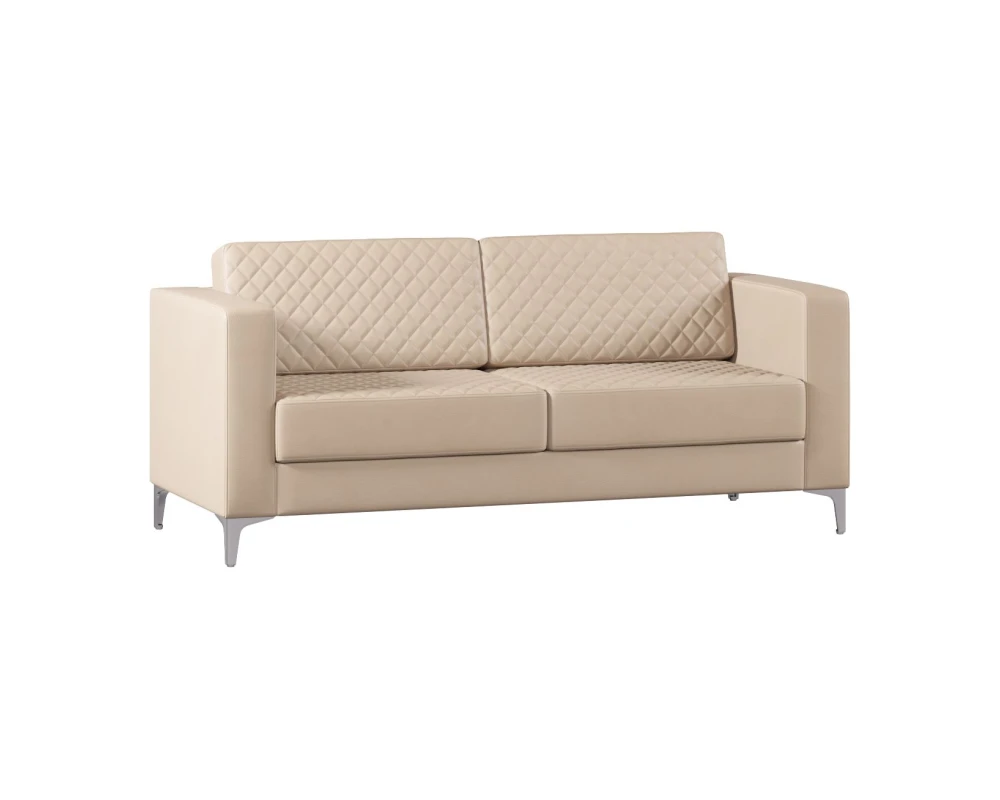 Диван Everprof Астон / Aston трехместный Экокожа, Бежевый