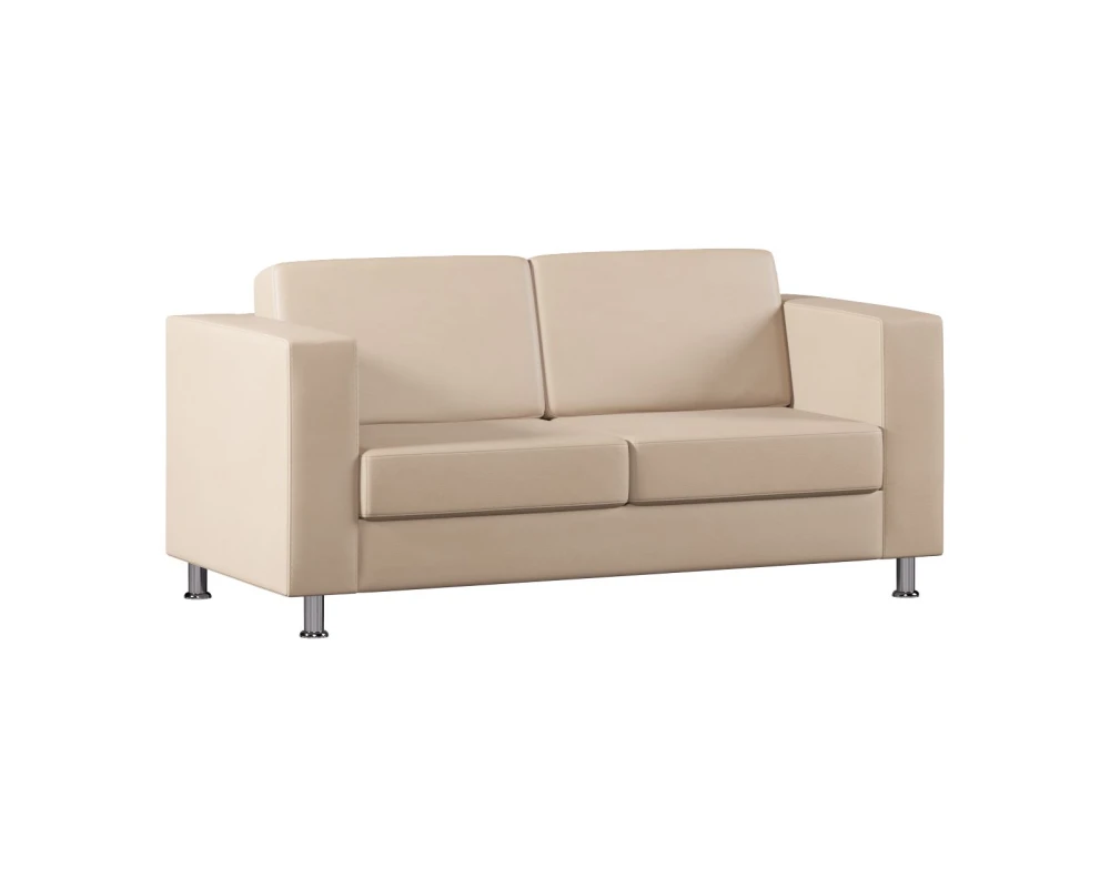 Диван Everprof Феликс / Felix двухместный XL Экокожа, Бежевый