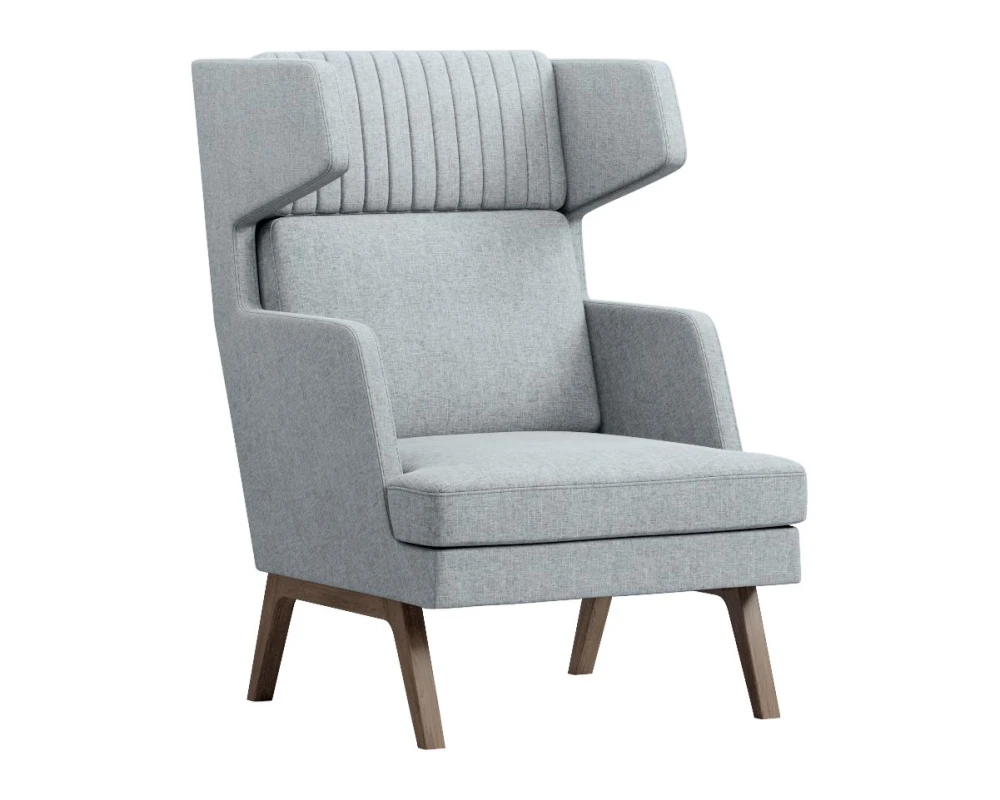 Кресло Everprof Марко / Marko высокое Ткань, Серый