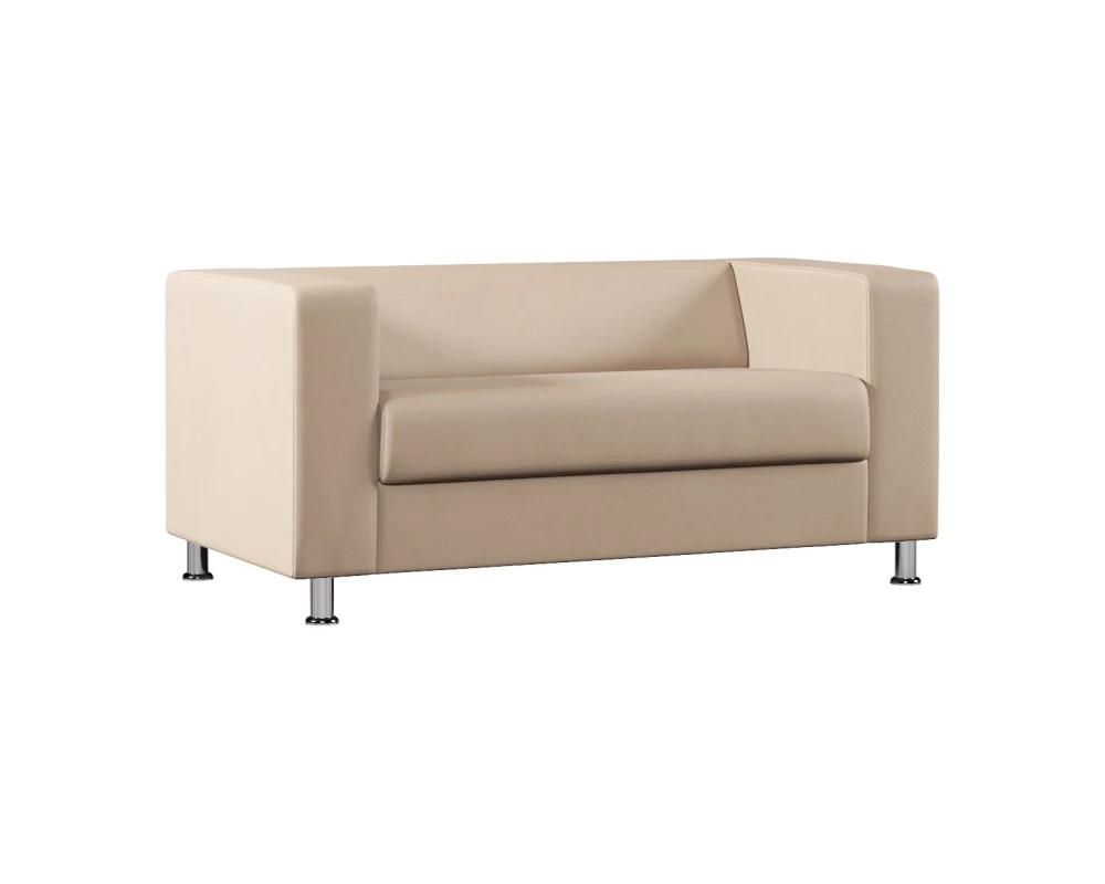 Диван Everprof Вилсон / Wilson двухместный Экокожа, Бежевый