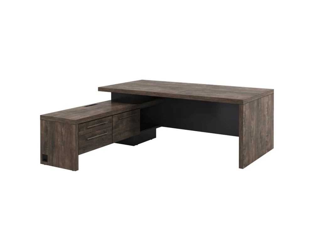 Стол руководителя с опорной тумбой T-20л.1000 Торстон