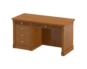 Стол руководителя однотумбовый ПК-МР-СТР149Х69/1Т-В2 Марсель images