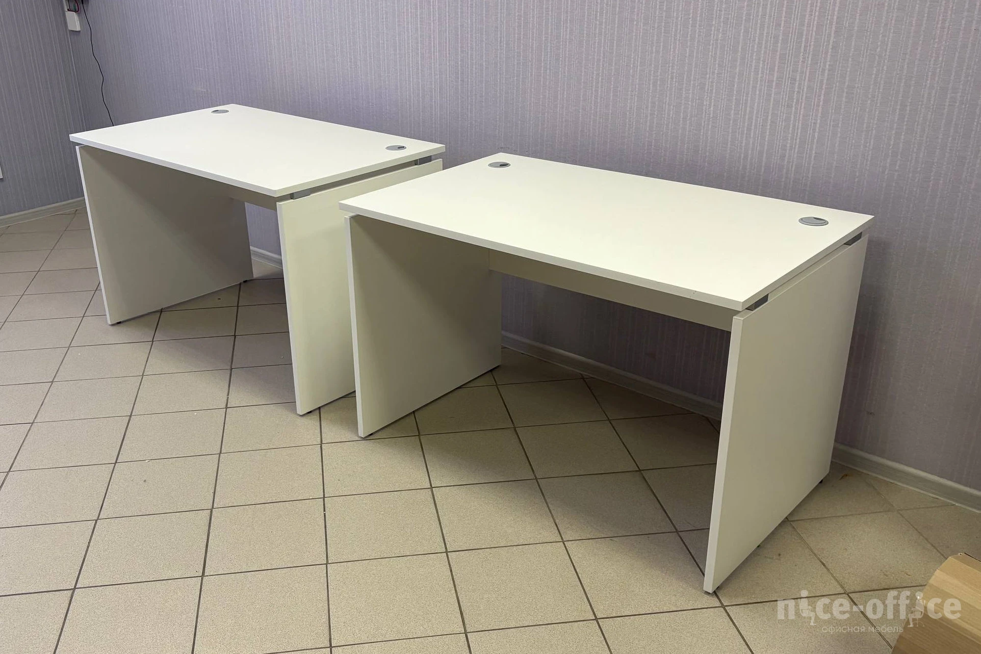 Стол офисный угловой левый 1380x1200x755 Style System фото в интерьере 1