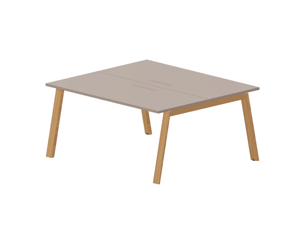 Стол bench отдельный 160х140х75 (меламиновые аутлеты) Артвуд / Artwood Тортора/Бук