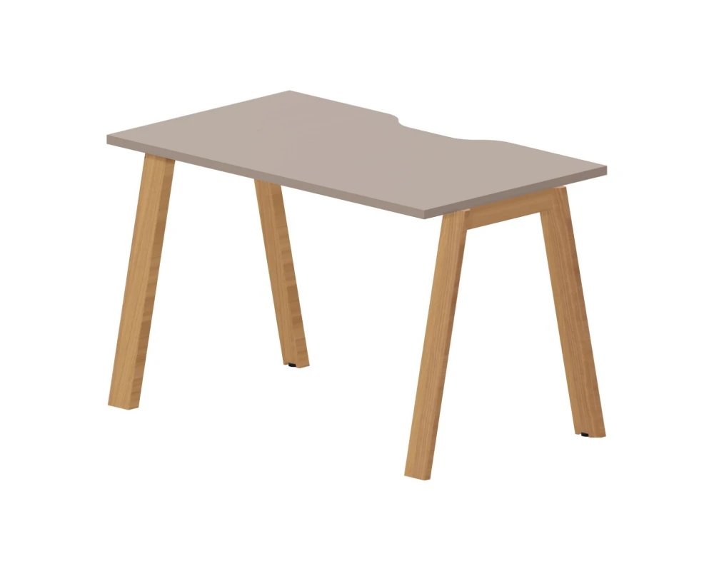 Стол письменный 120х70х75 (с эрго. вырезом) Артвуд / Artwood Тортора/Бук