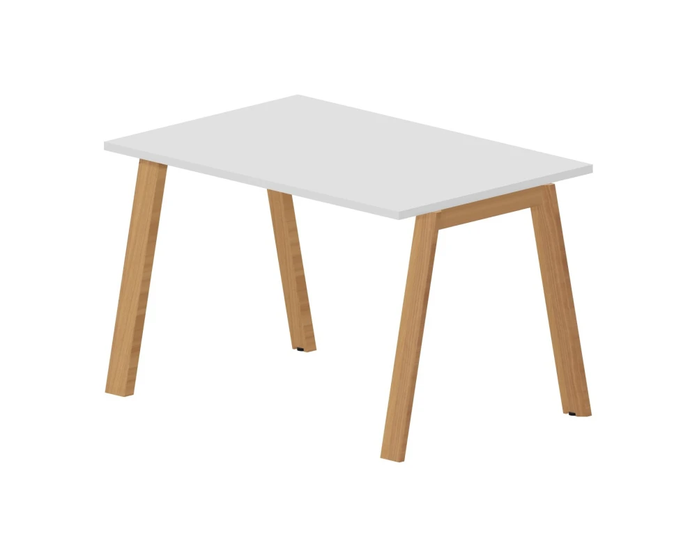 Стол письменный 120х80х75 Артвуд / Artwood Белый/Бук