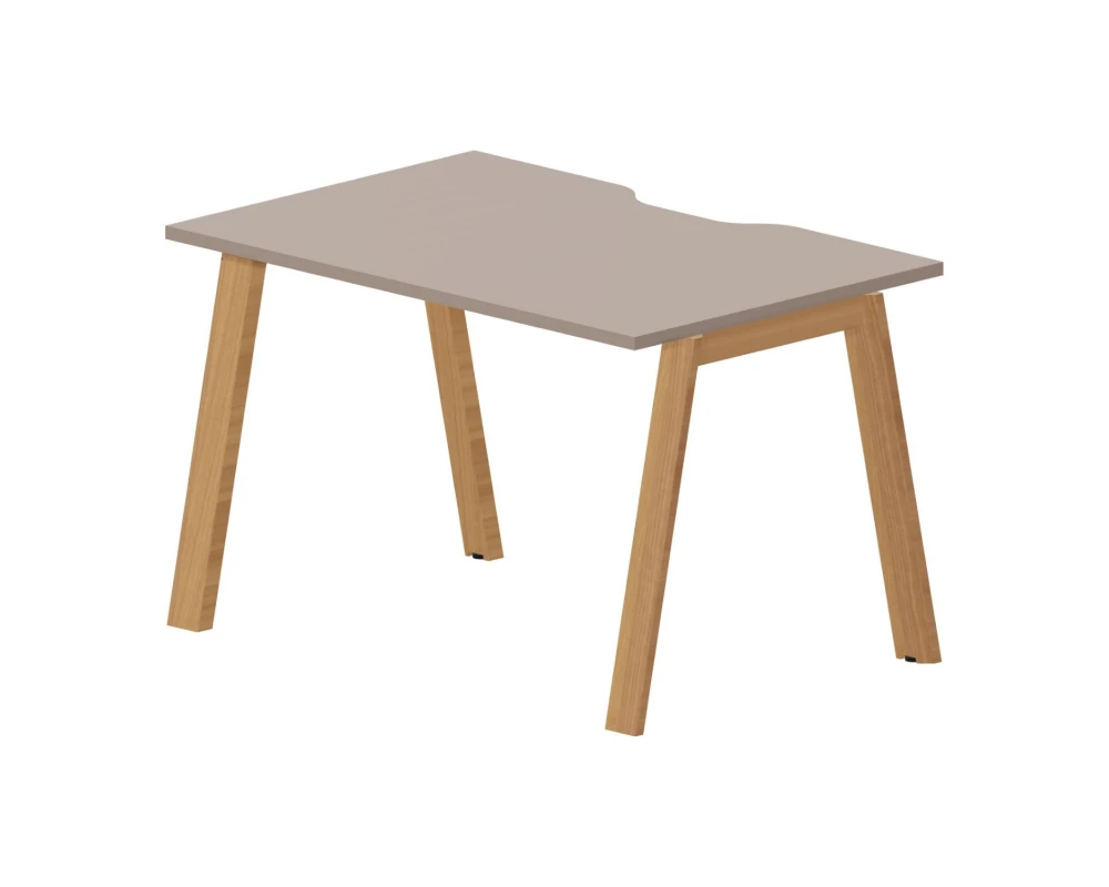 Стол письменный 120х80х75 (с эрго. вырезом) Артвуд / Artwood Тортора/Бук