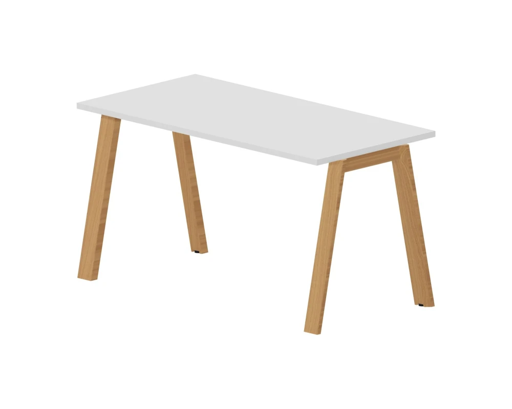 Стол письменный 140х70х75 Артвуд / Artwood Белый/Бук