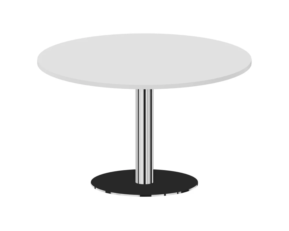 Стол для совещаний 120х76.5 меламин Орбис / Orbis, Карэ / Carre Белый