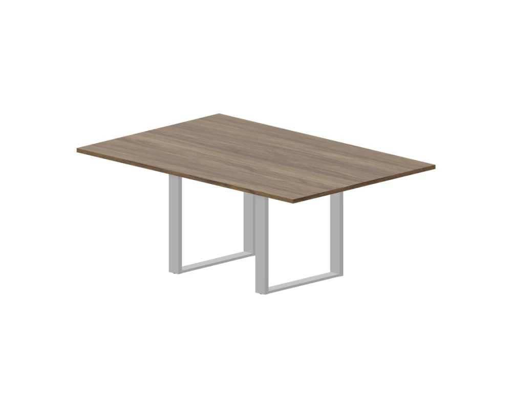 Стол для совещаний 180х120х72 Виртус Митинг / Virtus Meeting Орех/Алюминий