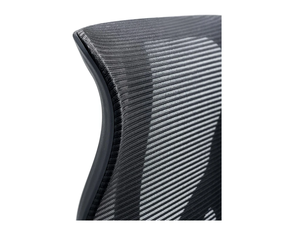 Кресло VIKING-11 M122С-1 Сетка/Ткань, Черный