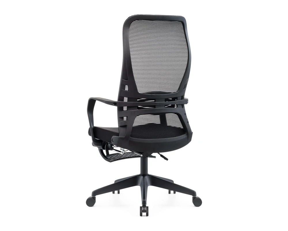 Кресло VIKING-51 M121-1 Сетка/Ткань, Черный