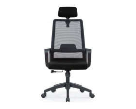 Кресло VIKING-91 MAS-A817 Сетка/Ткань, Черный images