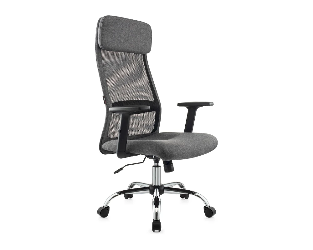 Кресло LARS Strong Сетка/Ткань, Серый