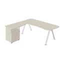 отзыв Стол составной эргономичный на металлокаркасе левый GM-118L+G-118.1L+G-27+G-87 Гамма