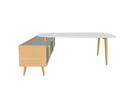 Конференц-стол с опорной тумбой Rem-210.1+Rem-35 Remo images