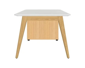 Стол рабочий прямой с опорной тумбой Rem-180.1L+Rem-32 Remo images