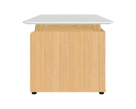 Стол рабочий прямой с опорной тумбой Rem-180.1R+Rem-32 Remo images