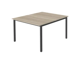 Сдвоенный стол на металлокаркасе WM-4+WM-4+WM-4-02 Work images