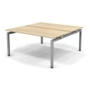 отзыв Стол рабочий металлический 2 столешницы 158x163x74,3 Europe