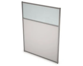 Перегородка напольная комби ЛДСП+Стекло 700x1300x29 АРГО images