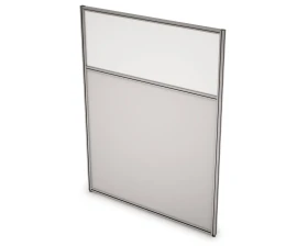 Перегородка напольная комби ЛДСП+Стекло 700x1300x29 АРГО images