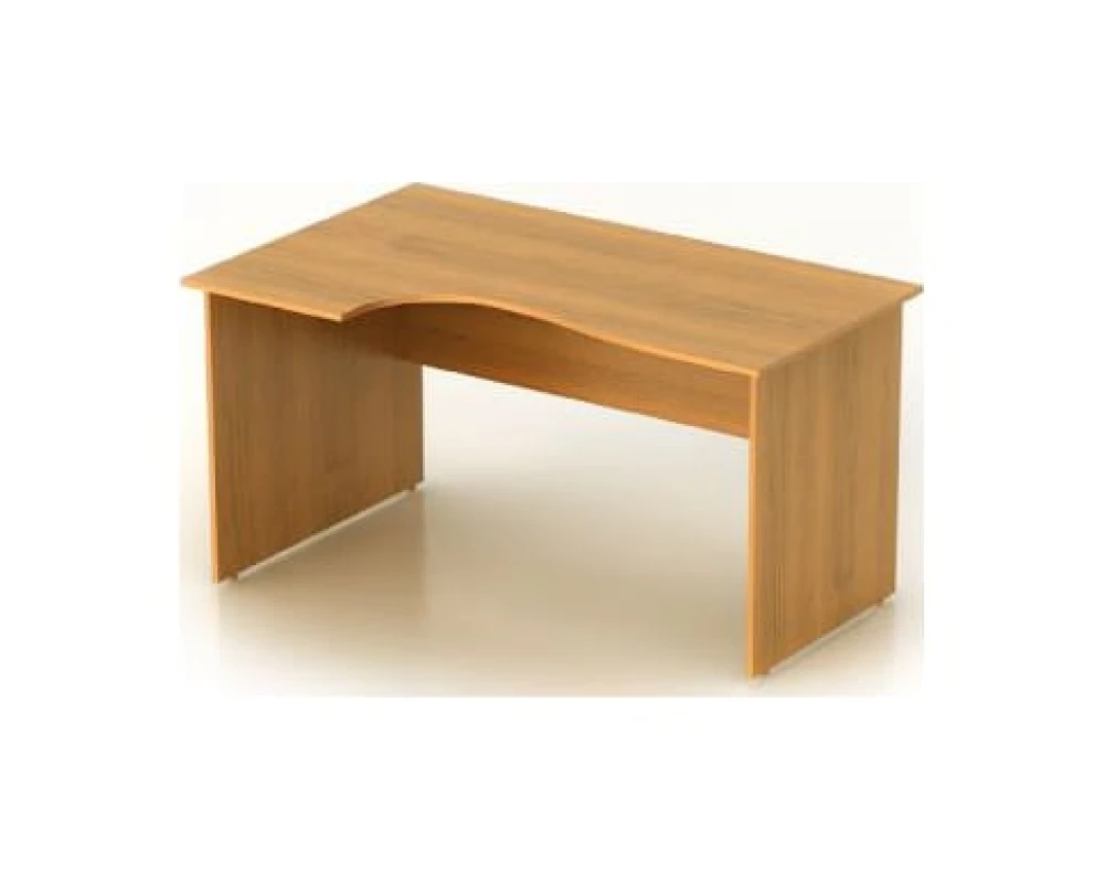 Стол кривол. левый 1402х902(702)х750 СФ07 Фея