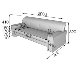 Диван 3-местный B3 Боссо MVK images