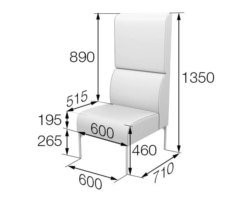 Модуль 1-местный высокий Brd1H Бридж MVK