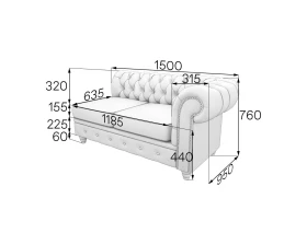 Модуль 2-местный левый ChL2L Честер-Люкс MVK images