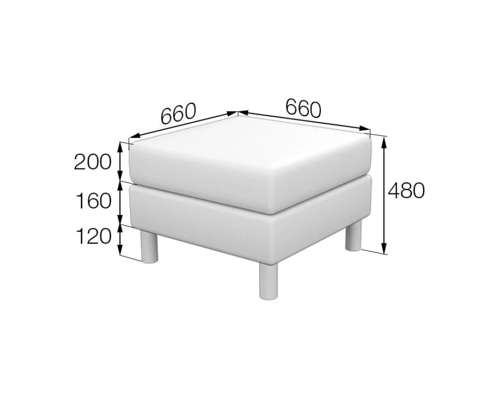 Пуф Dm-P1 Домино MVK