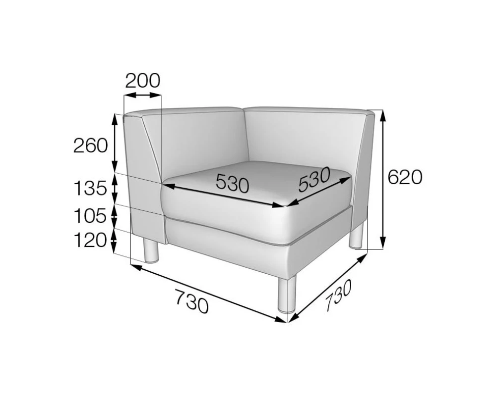 Модуль угловой EVO-С Эволюшн MVK