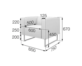 Кресло КС1-60 Кейс MVK images