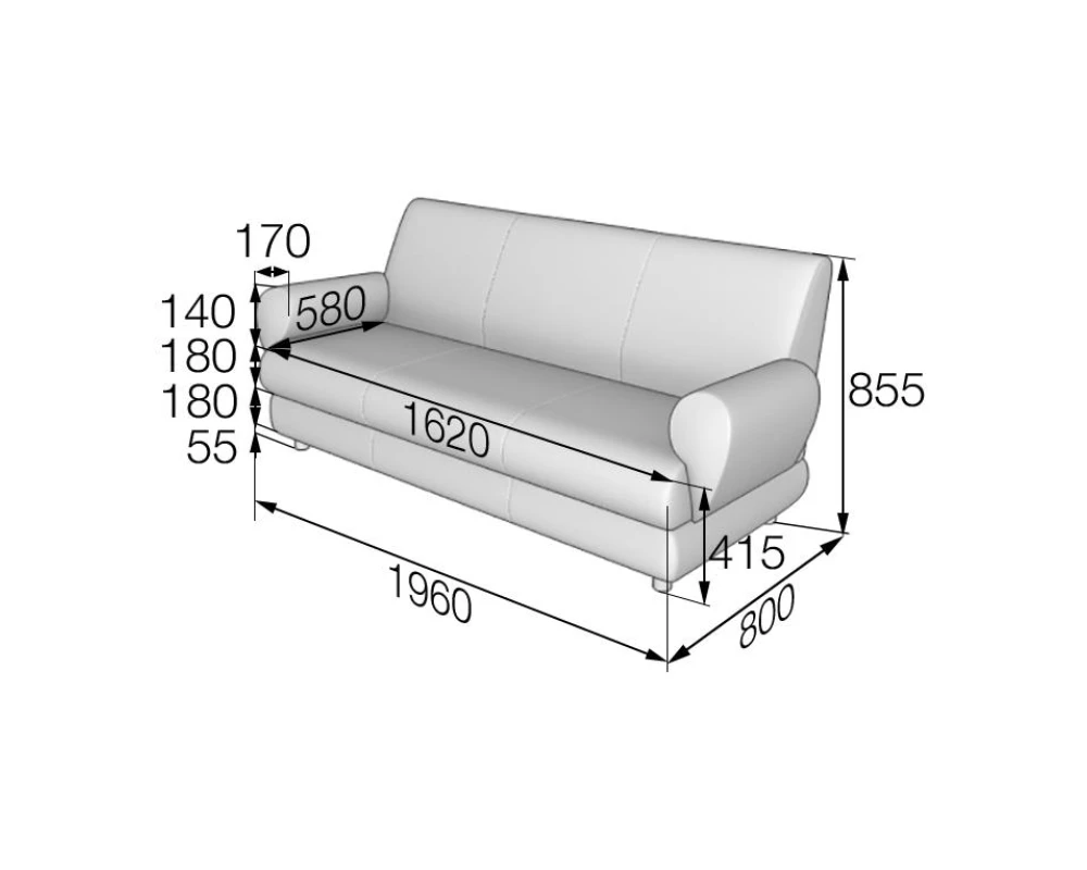 Диван 3-местный M3-2 Матрикс MVK