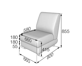 Модуль 1-местный M1 Матрикс MVK images