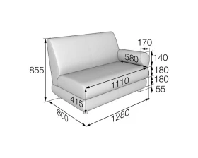 Модуль 2-местный левый M2L-1 Матрикс MVK images