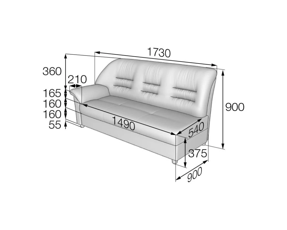 Модуль 3-местный правый P3R Премьер MVK
