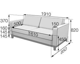 Диван 3-местный Ru3M Руум MVK images