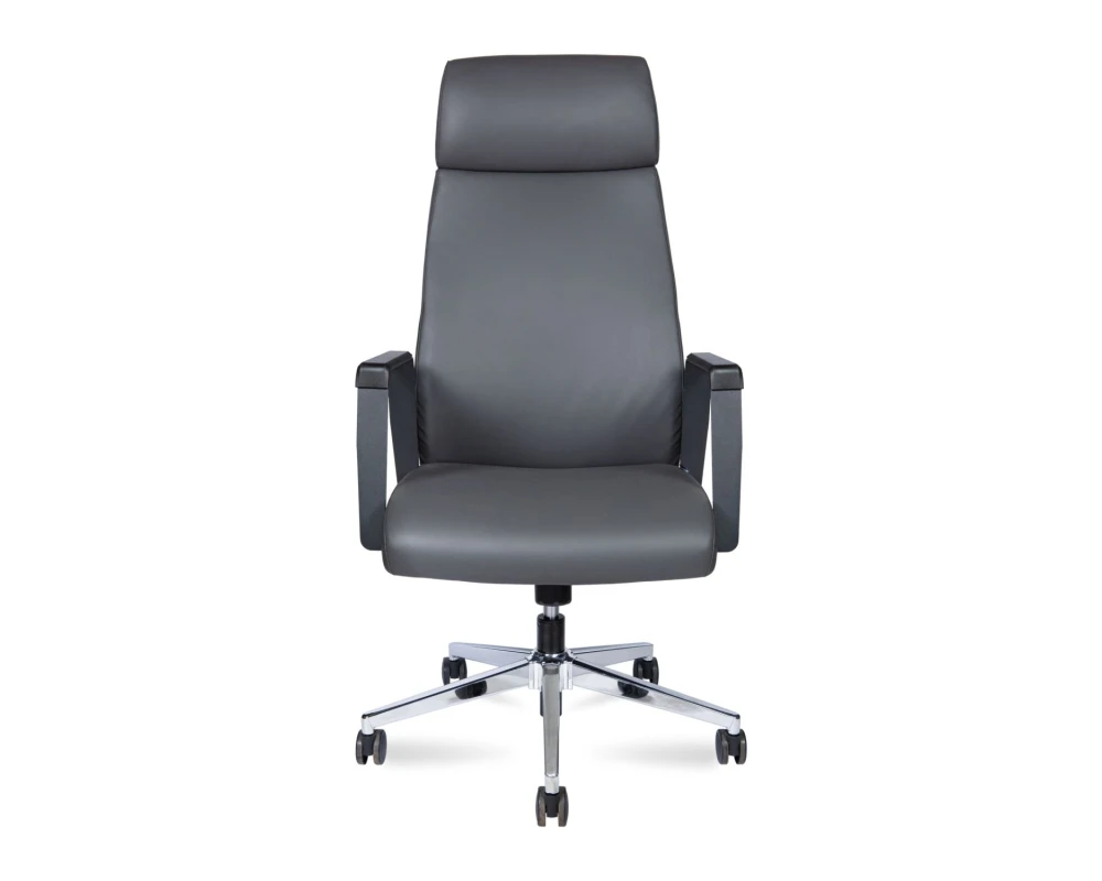 Кресло Norden Арко грэй / Arco grey / серый Экокожа, Серый