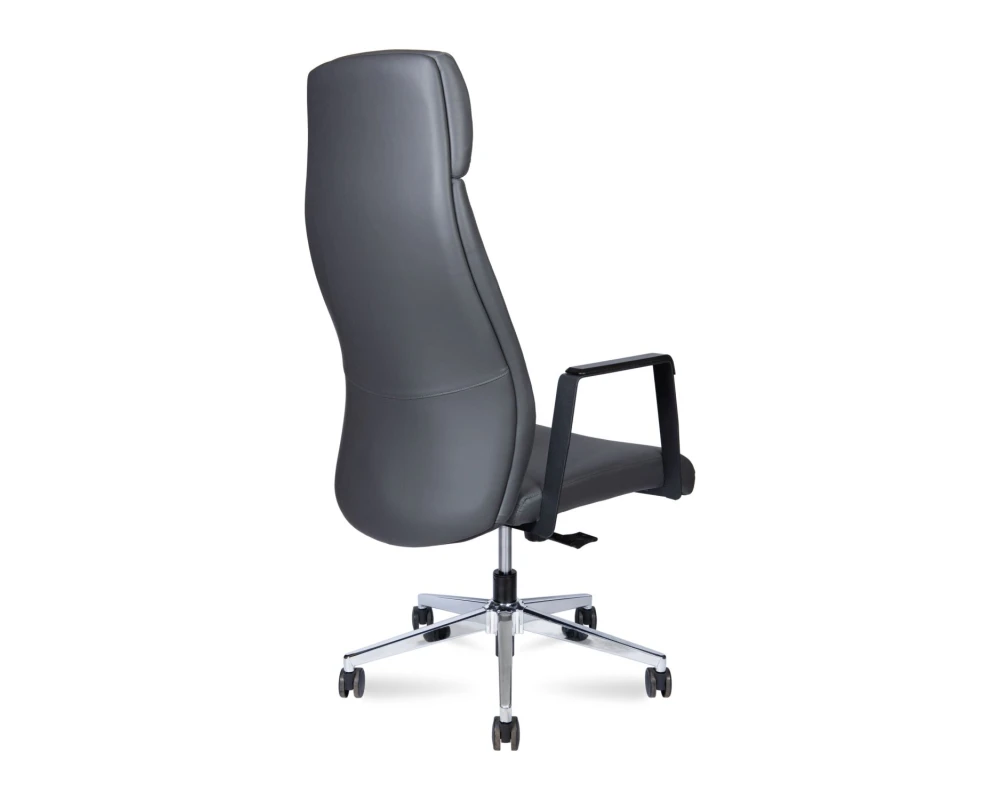 Кресло Norden Арко грэй / Arco grey / серый Экокожа, Серый