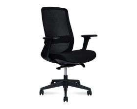 Кресло Norden Комо LB блэк / Como LB black Сетка/ Ткань, Черный images